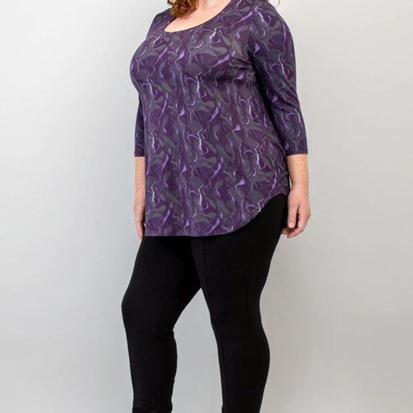 Blue Sky Clothing 3/4 Length Jazz Tank - Mystique 4X - Picture 2 of 2